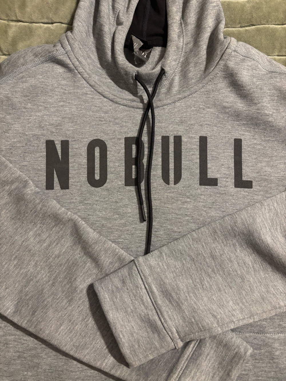 NOBULL Women’s Gray Hoodie Sweatshirt - Picture 3 of 6